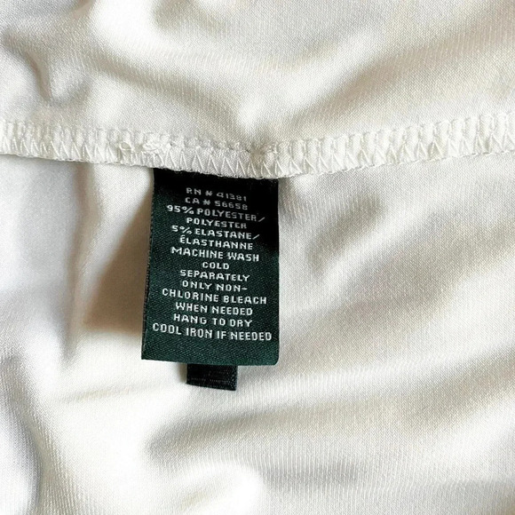 RALPH LAUREN |Women’s Navy/White Paisley Print Sheath Midi Bodycon Dress Sz 10P - Picture 9 of 9